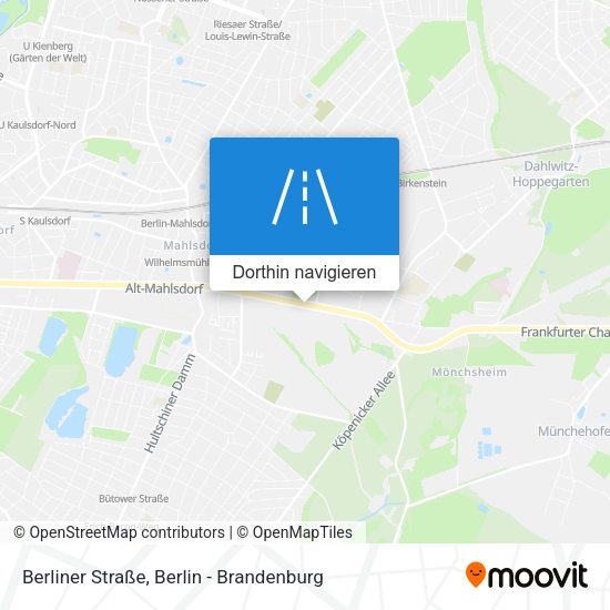 Berliner Straße Karte