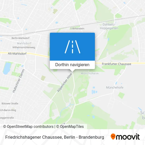 Friedrichshagener Chaussee Karte