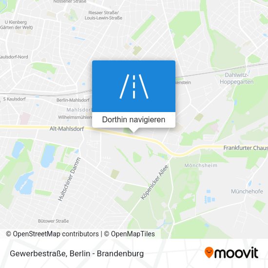 Gewerbestraße Karte
