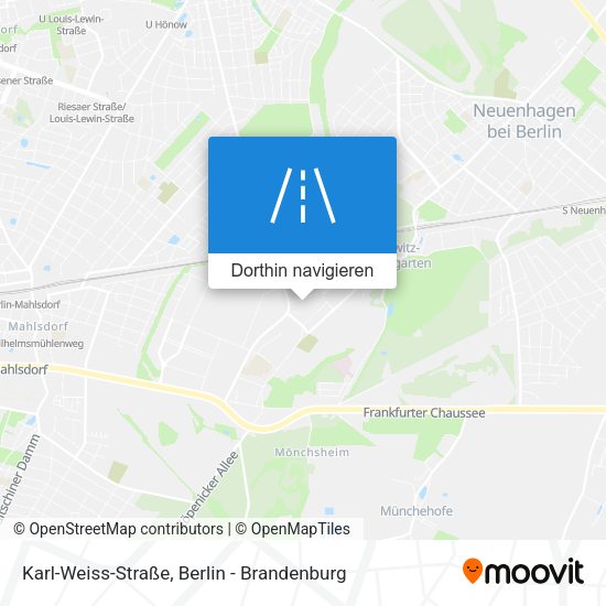 Karl-Weiss-Straße Karte