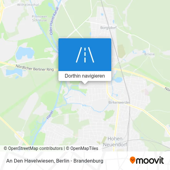 An Den Havelwiesen Karte