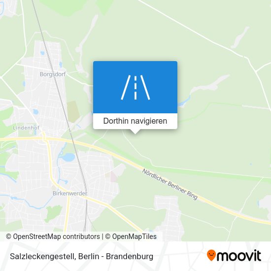 Salzleckengestell Karte