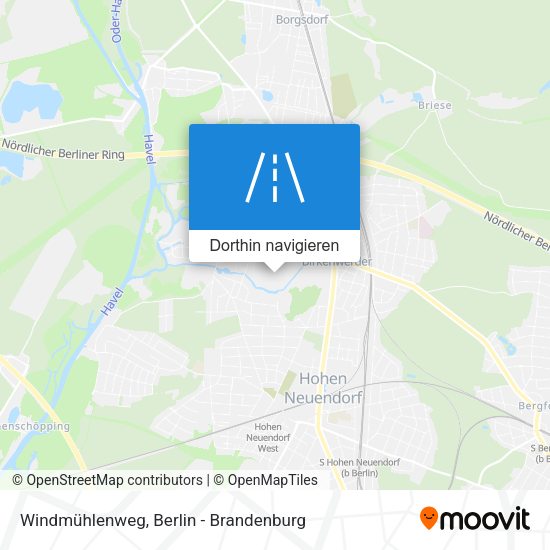 Windmühlenweg Karte
