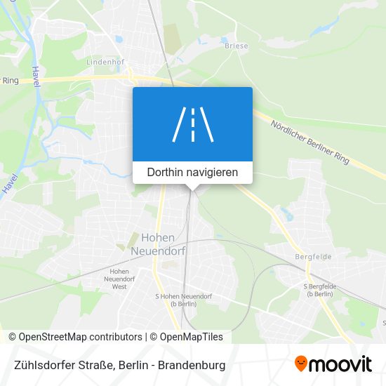 Zühlsdorfer Straße Karte