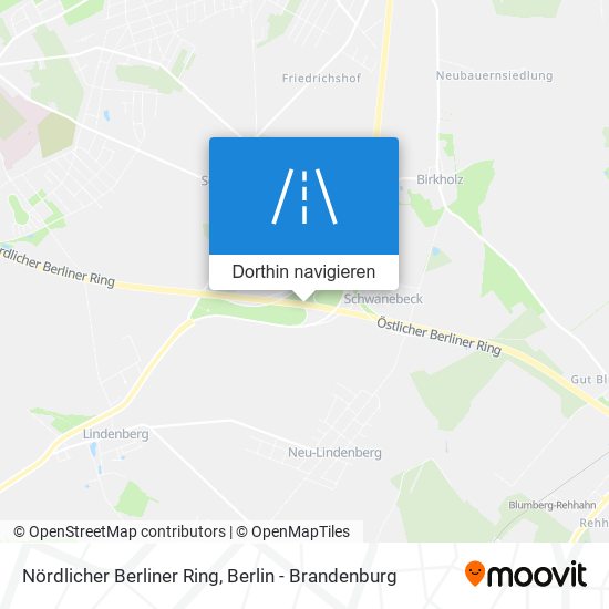 Nördlicher Berliner Ring Karte