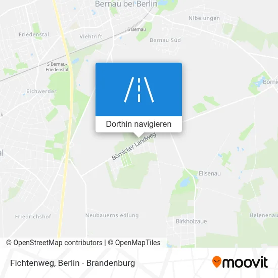 Fichtenweg Karte
