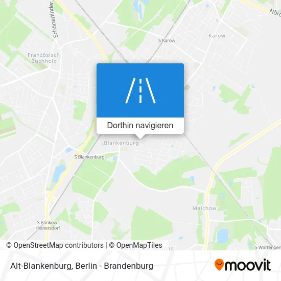 Alt-Blankenburg Karte