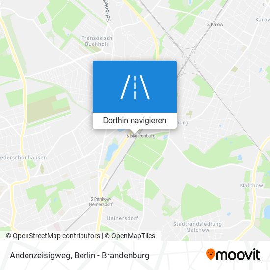 Andenzeisigweg Karte