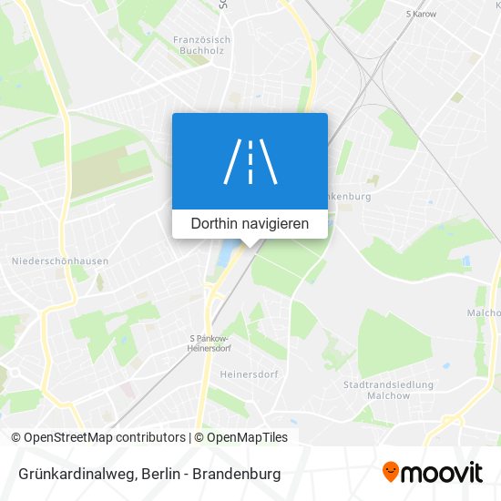 Grünkardinalweg Karte