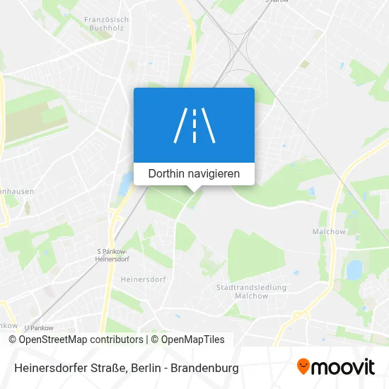 Heinersdorfer Straße Karte