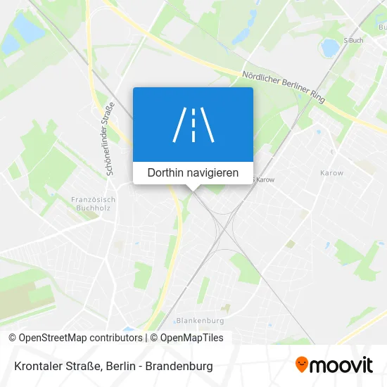 Krontaler Straße Karte