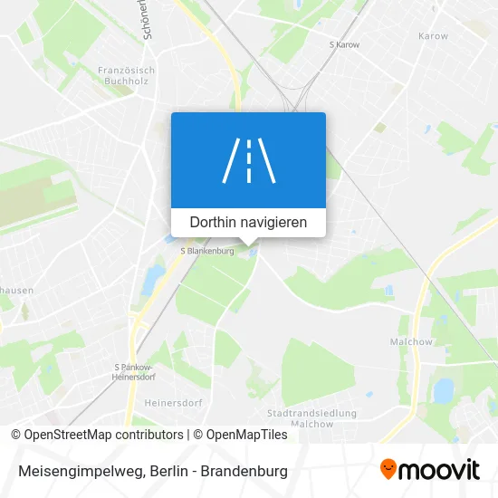 Meisengimpelweg Karte