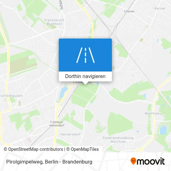 Pirolgimpelweg Karte