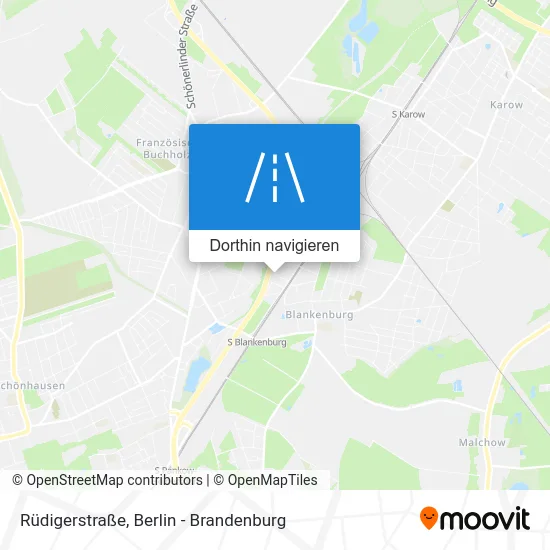 Rüdigerstraße Karte