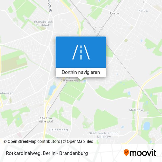 Rotkardinalweg Karte