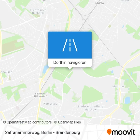 Safranammerweg Karte