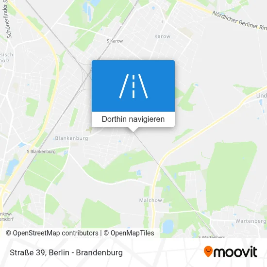Straße 39 Karte