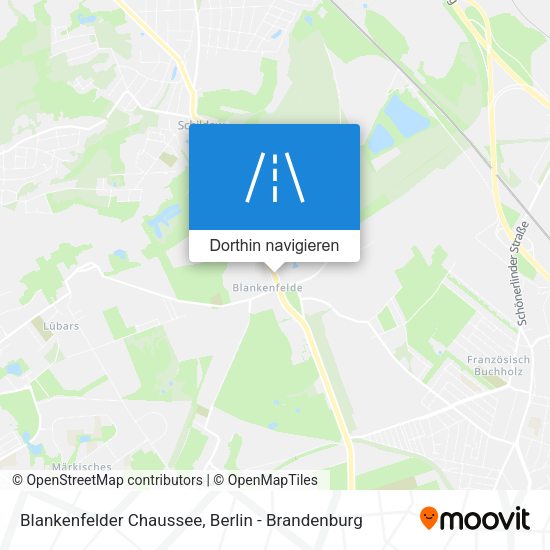 Blankenfelder Chaussee Karte