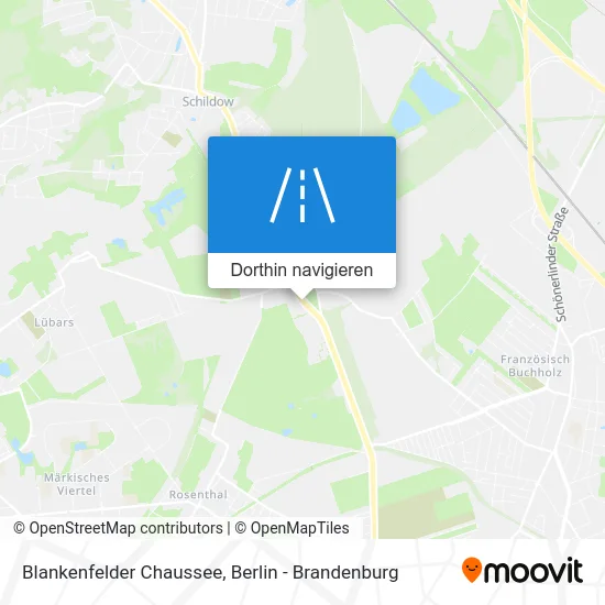 Blankenfelder Chaussee Karte