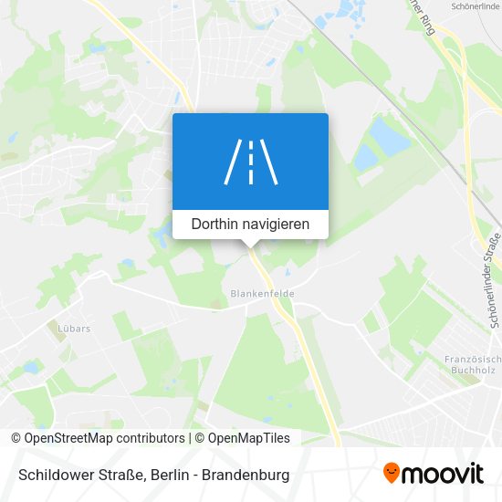 Schildower Straße Karte