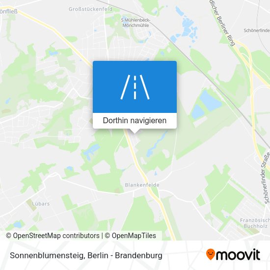 Sonnenblumensteig Karte