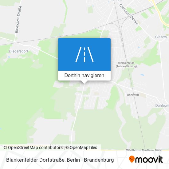 Blankenfelder Dorfstraße Karte