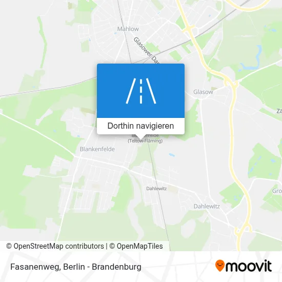 Fasanenweg Karte