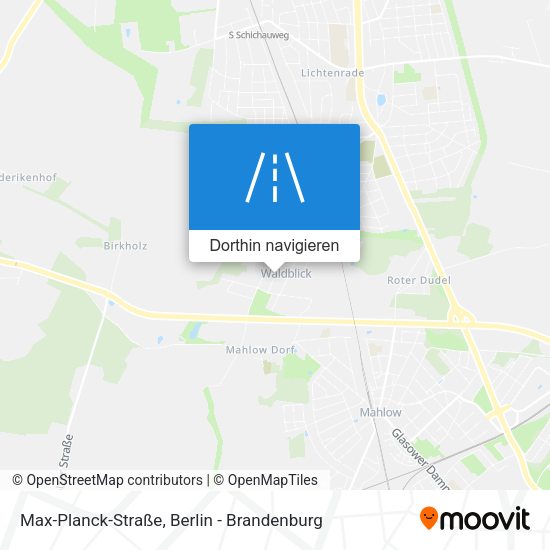 Max-Planck-Straße Karte