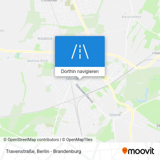 Travenstraße Karte