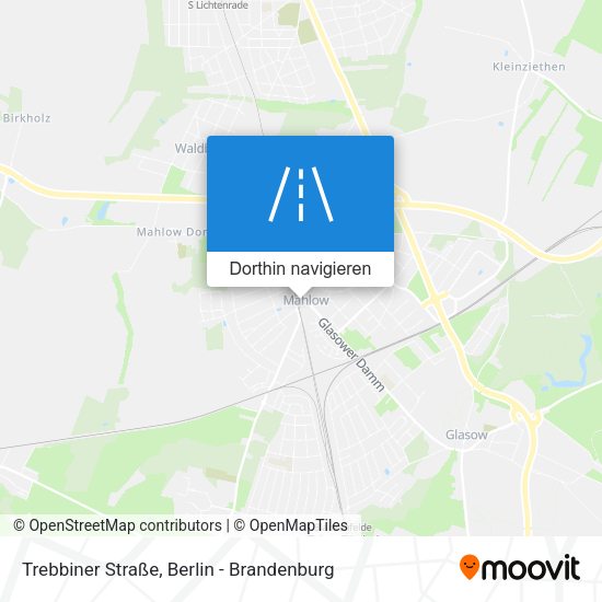 Trebbiner Straße Karte