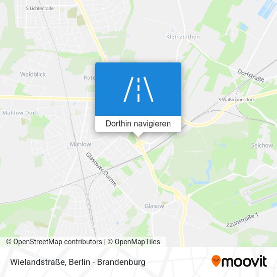 Wielandstraße Karte
