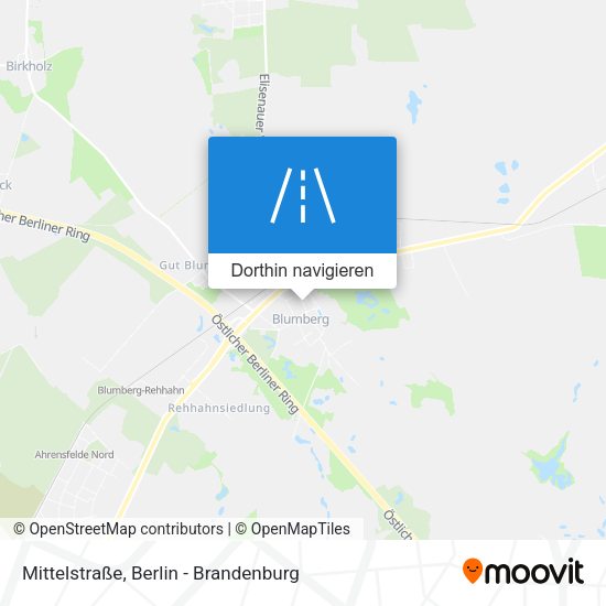 Mittelstraße Karte
