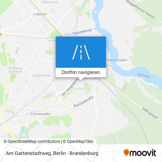 Am Gartenstadtweg Karte