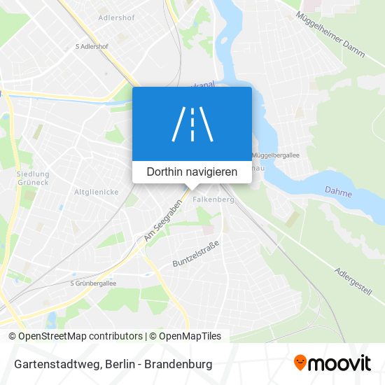 Gartenstadtweg Karte