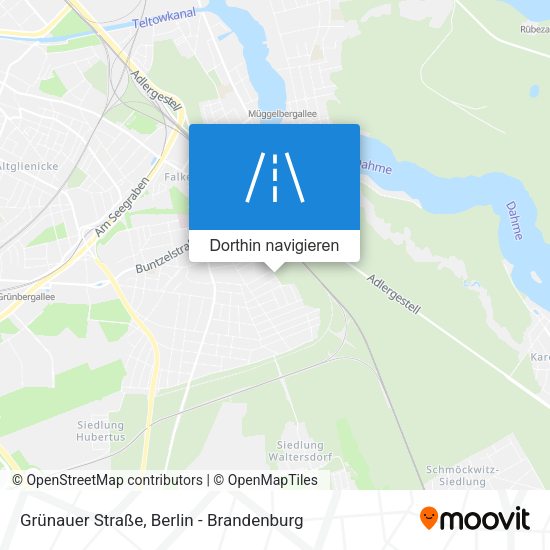 Grünauer Straße Karte