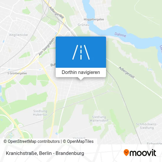 Kranichstraße Karte