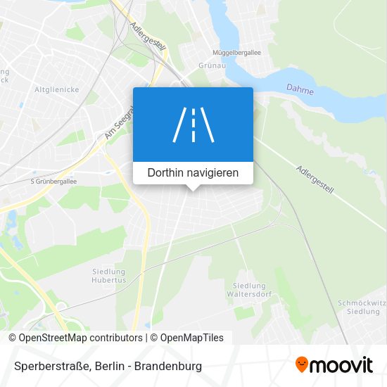 Sperberstraße Karte