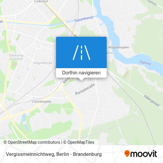 Vergissmeinnichtweg Karte