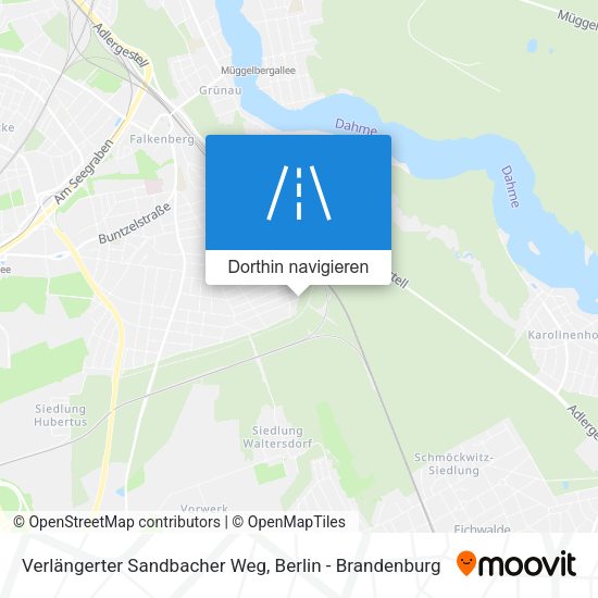 Verlängerter Sandbacher Weg Karte