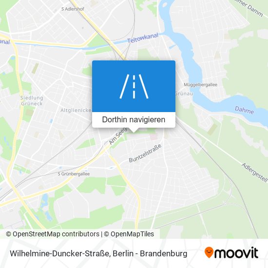Wilhelmine-Duncker-Straße Karte
