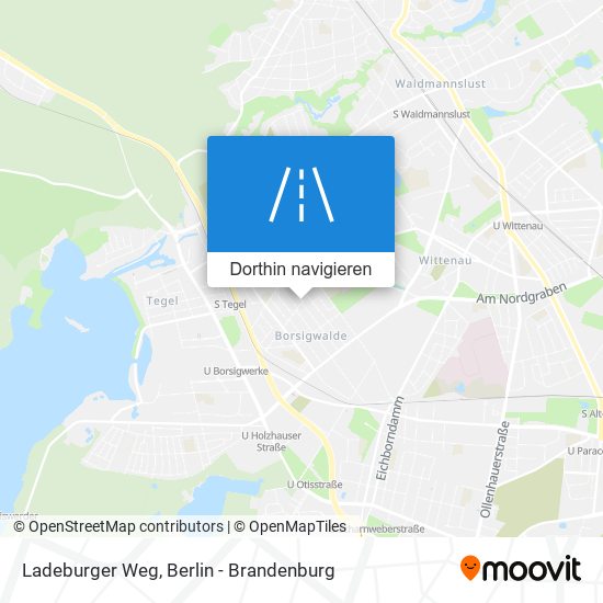 Ladeburger Weg Karte