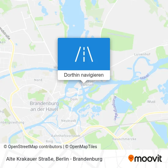 Alte Krakauer Straße Karte