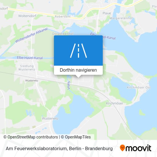 Am Feuerwerkslaboratorium Karte