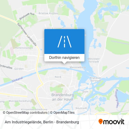 Am Industriegelände Karte