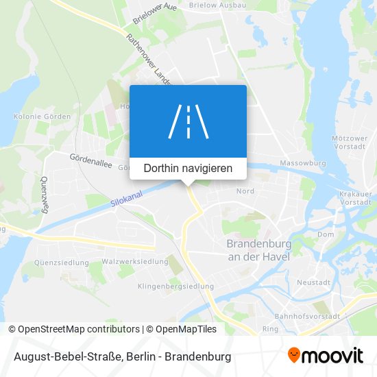 August-Bebel-Straße Karte
