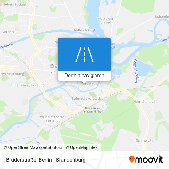Brüderstraße Karte