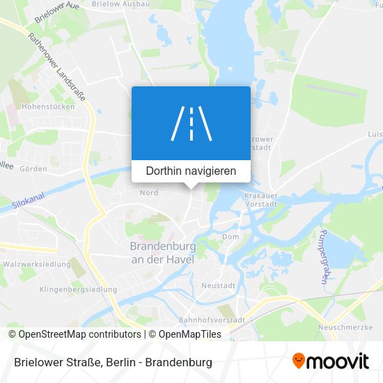 Brielower Straße Karte