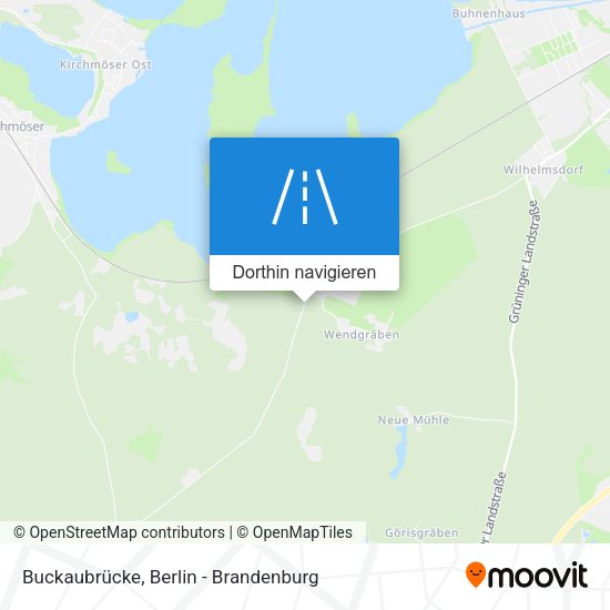 Buckaubrücke Karte