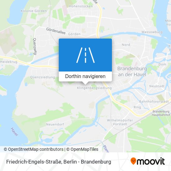 Friedrich-Engels-Straße Karte