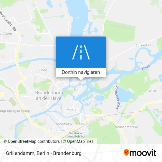 Grillendamm Karte